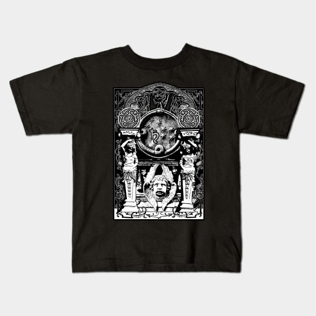 saturnalia ancient occult ritual Kids T-Shirt by Esoteric Origins